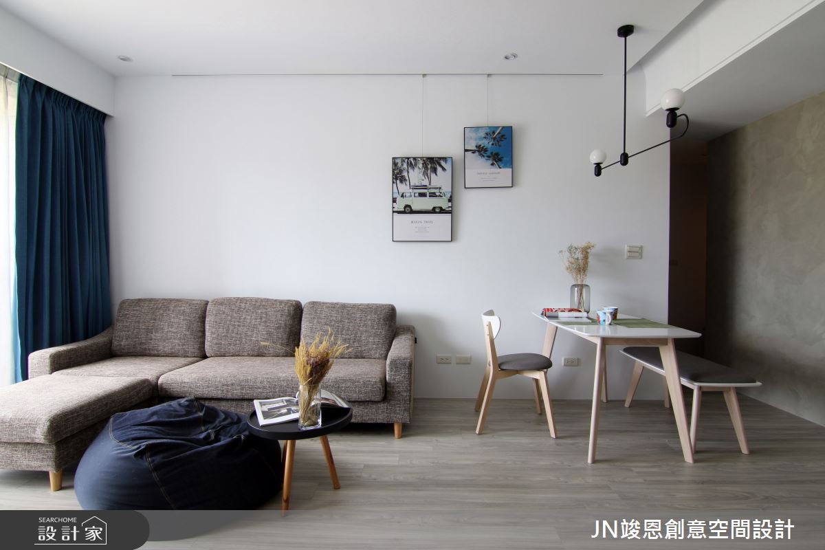 17坪新成屋(5年以下)＿北歐風客廳餐廳案例圖片＿JN竣恩創意空間設計＿竣恩_15_劉宅之1