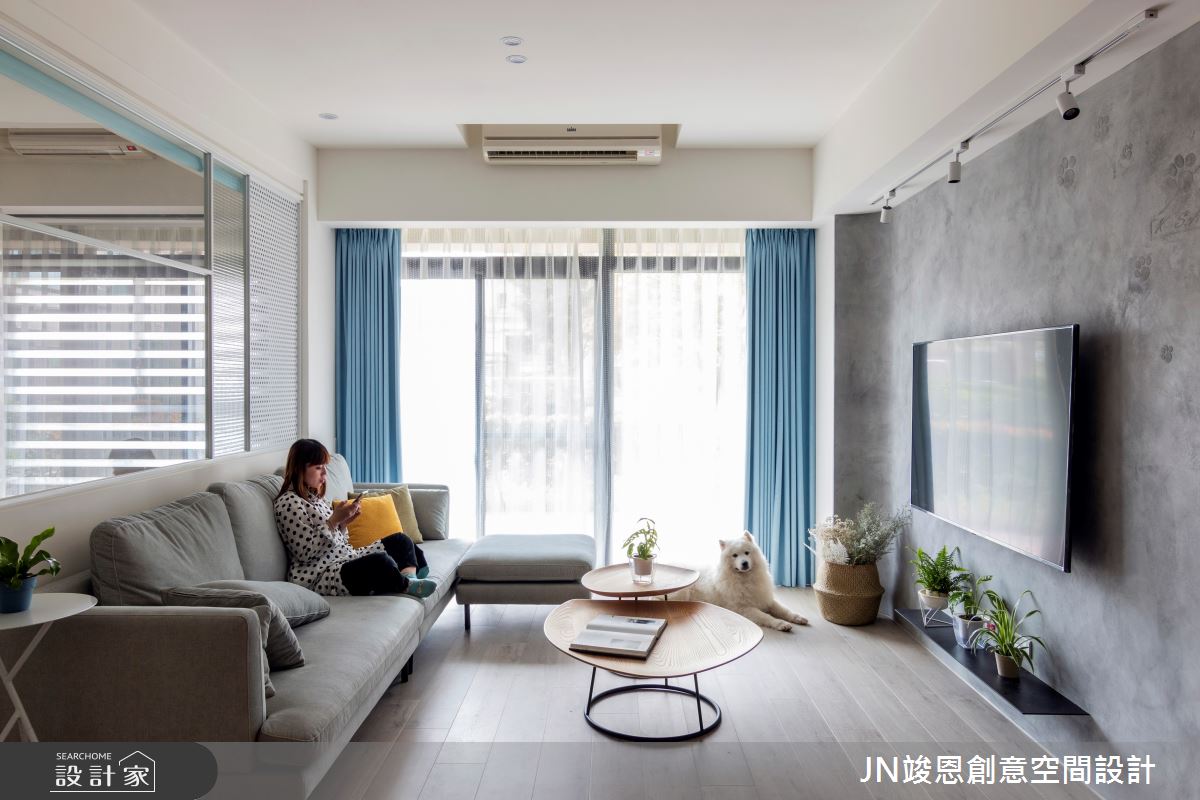 25坪老屋(16~30年)＿北歐風客廳案例圖片＿JN竣恩創意空間設計＿竣恩_9_楊宅之1