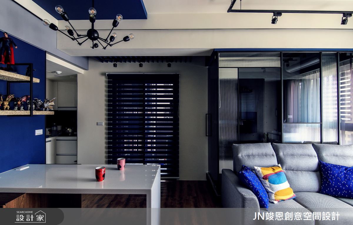 16坪新成屋(5年以下)＿工業風客廳餐廳案例圖片＿JN竣恩創意空間設計＿竣恩_2_陳宅之5