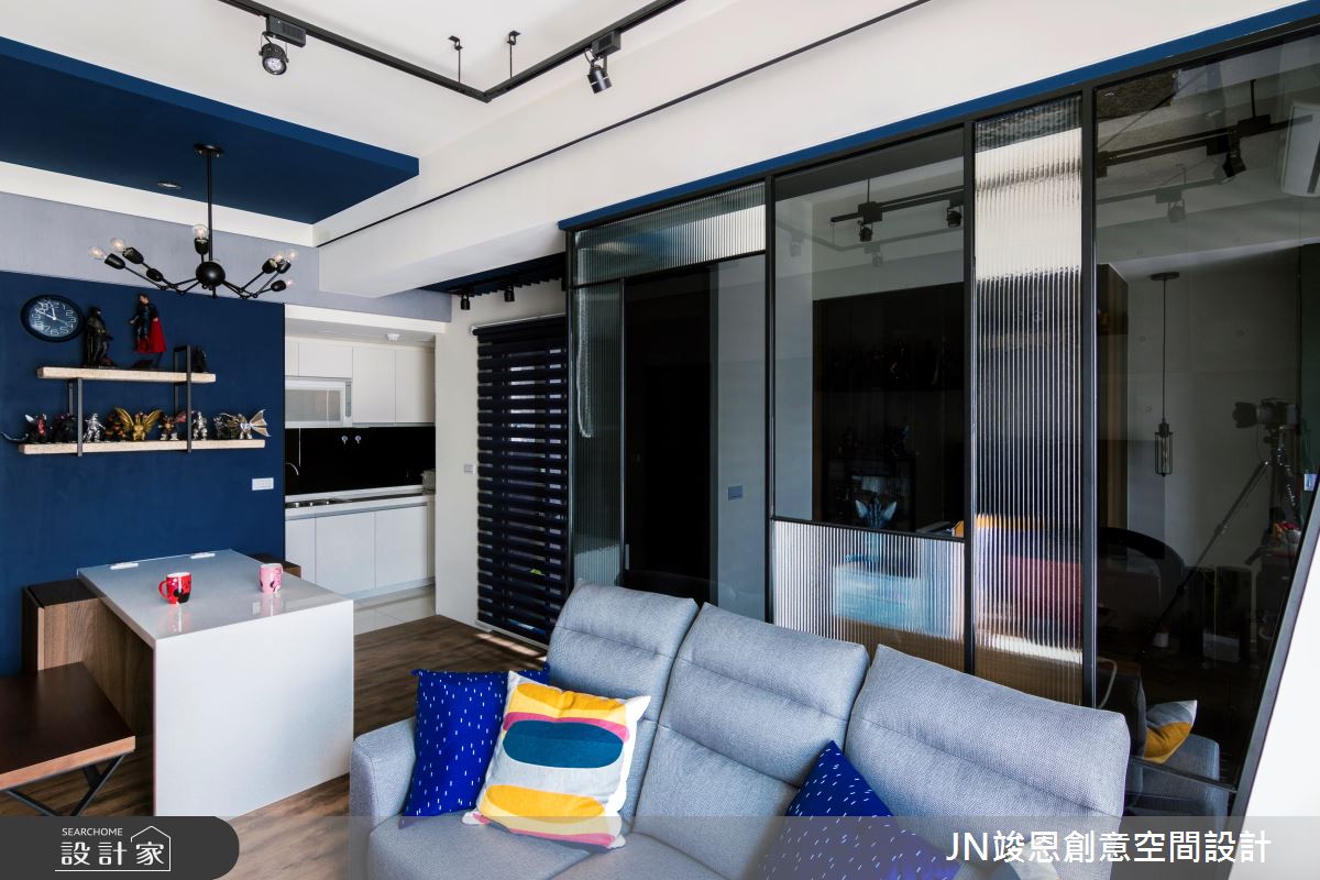 16坪新成屋(5年以下)＿工業風客廳餐廳案例圖片＿JN竣恩創意空間設計＿竣恩_2_陳宅之4