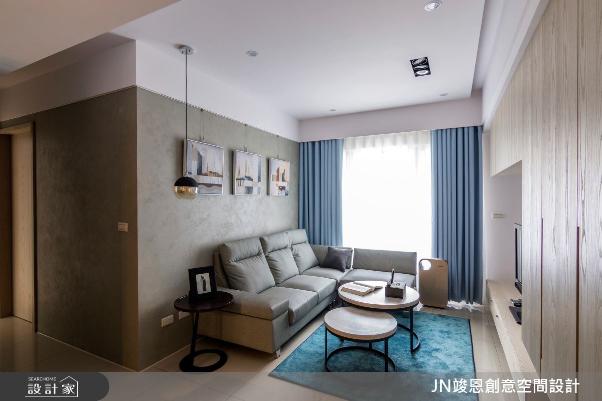 21坪新成屋(5年以下)＿混搭風客廳案例圖片＿JN竣恩創意空間設計＿竣恩_3_楊宅之1