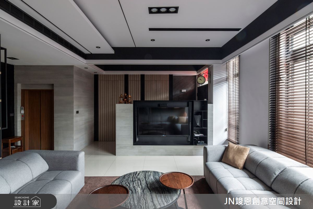 120坪中古屋(5~15年)＿混搭風客廳案例圖片＿JN竣恩創意空間設計＿竣恩_4_黃宅之2