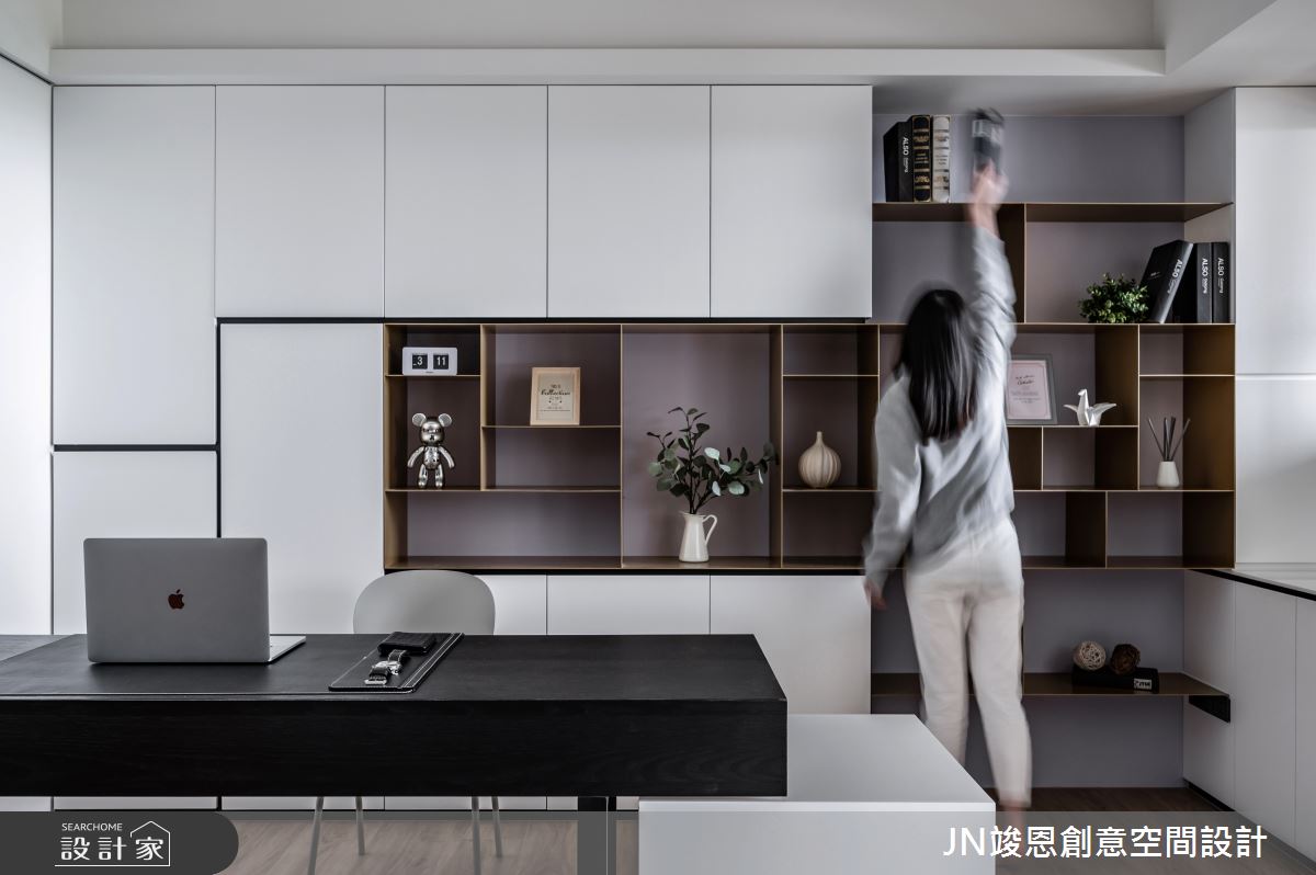 12坪新成屋(5年以下)＿混搭風書房案例圖片＿JN竣恩創意空間設計＿竣恩_17_林宅之5