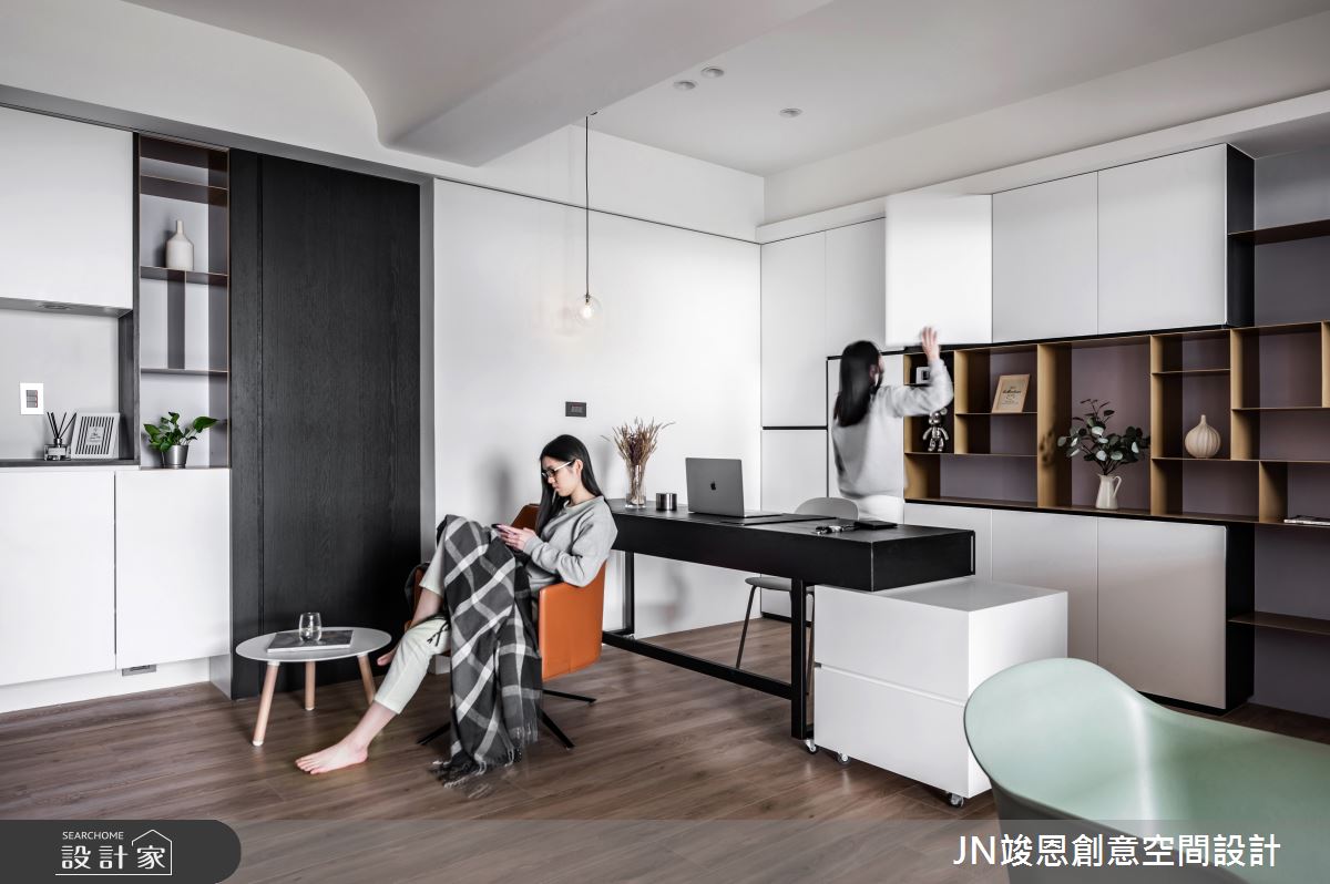 12坪新成屋(5年以下)＿混搭風書房案例圖片＿JN竣恩創意空間設計＿竣恩_17_林宅之8