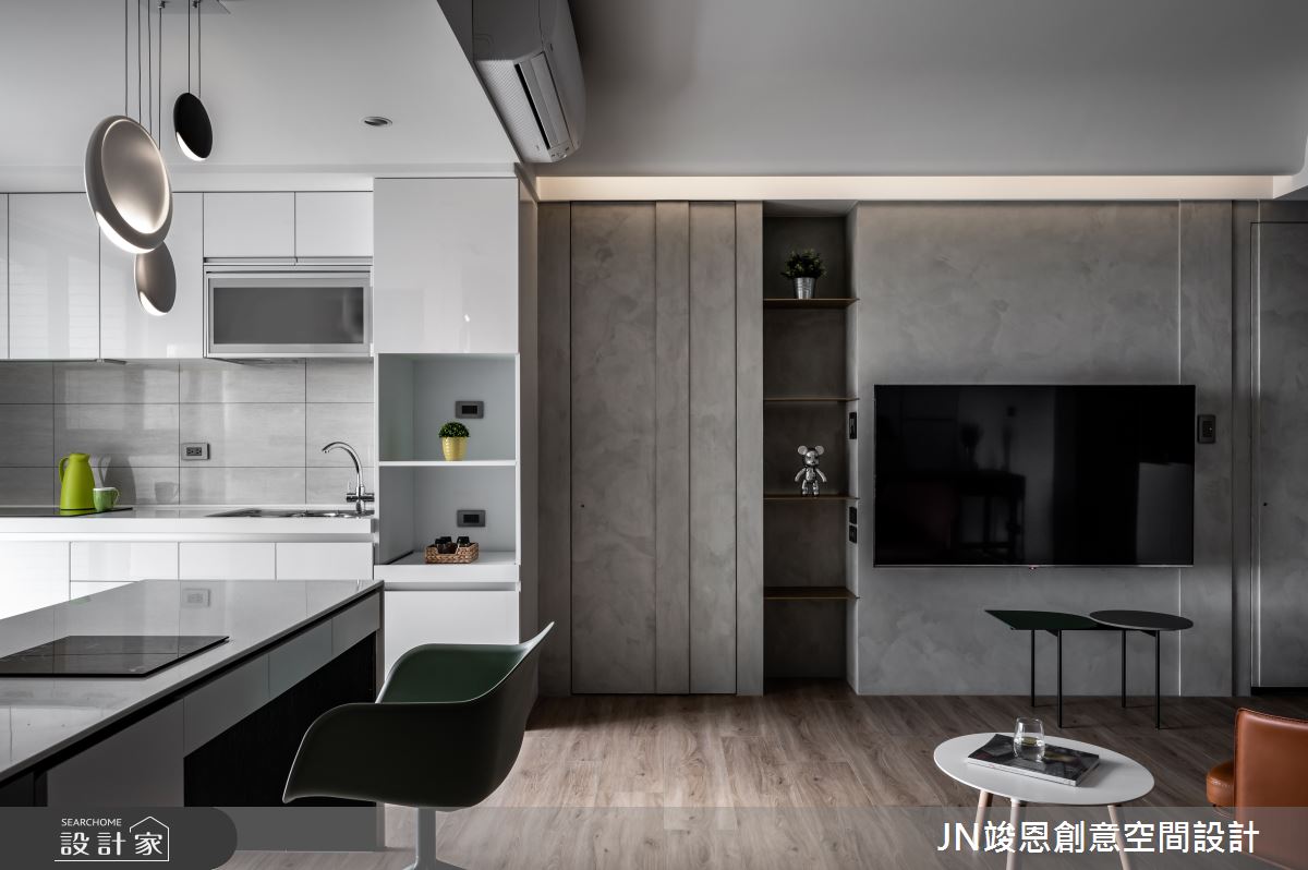 12坪新成屋(5年以下)＿混搭風吧檯案例圖片＿JN竣恩創意空間設計＿竣恩_17_林宅之10