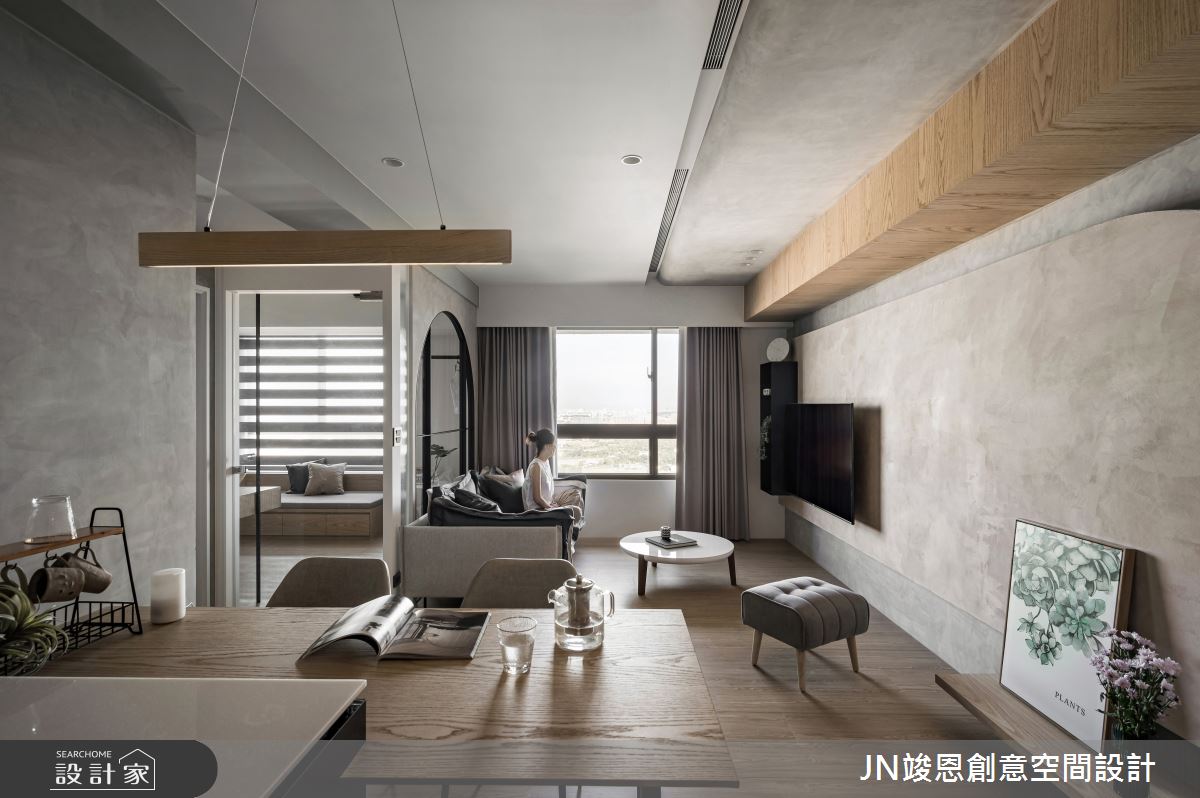 24坪預售屋＿混搭風客廳餐廳案例圖片＿JN竣恩創意空間設計＿竣恩_22_L宅之8