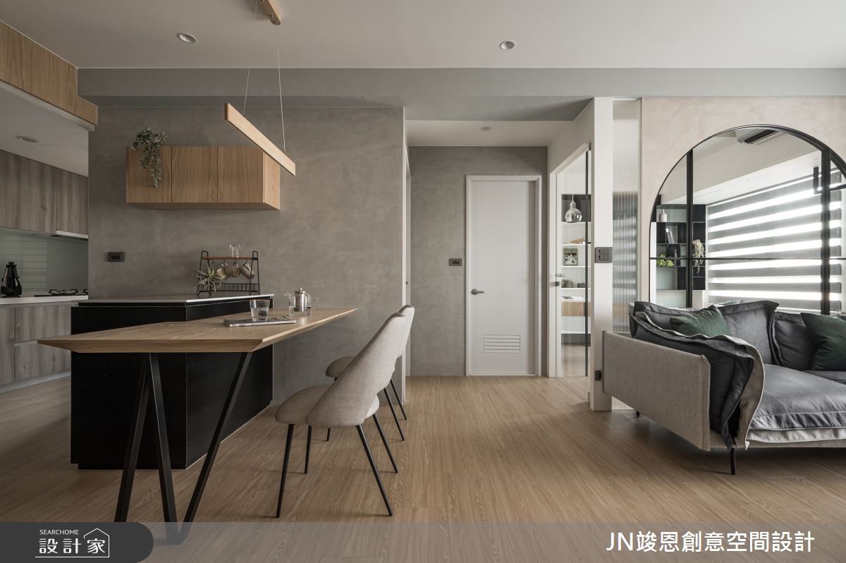 24坪預售屋＿混搭風客廳餐廳案例圖片＿JN竣恩創意空間設計＿竣恩_22_L宅之10