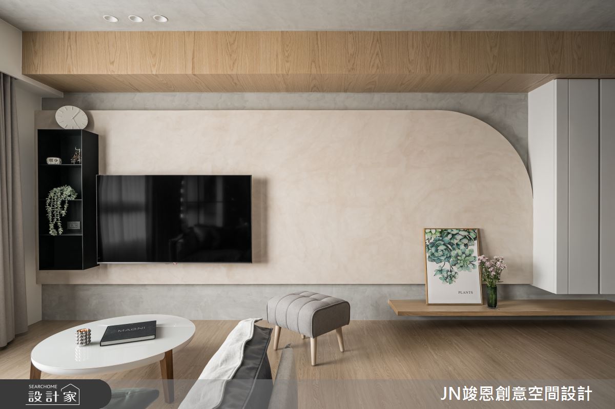 24坪預售屋＿混搭風客廳案例圖片＿JN竣恩創意空間設計＿竣恩_22_L宅之12
