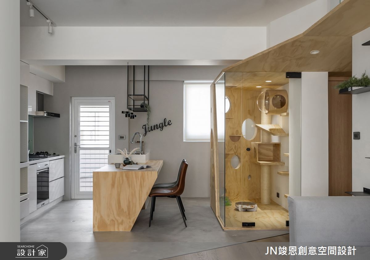 23坪老屋(31~40年)＿北歐風案例圖片＿JN竣恩創意空間設計＿竣恩_23_Jungle之9