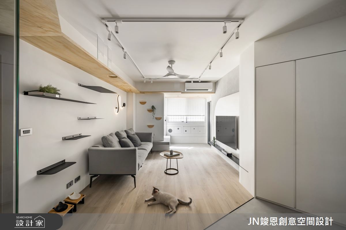 23坪老屋(31~40年)＿北歐風案例圖片＿JN竣恩創意空間設計＿竣恩_23_Jungle之4