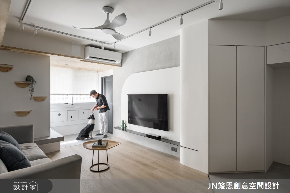 23坪老屋(31~40年)＿北歐風案例圖片＿JN竣恩創意空間設計＿竣恩_23_Jungle之5