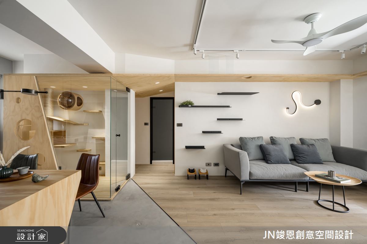 23坪老屋(31~40年)＿北歐風案例圖片＿JN竣恩創意空間設計＿竣恩_23_Jungle之8