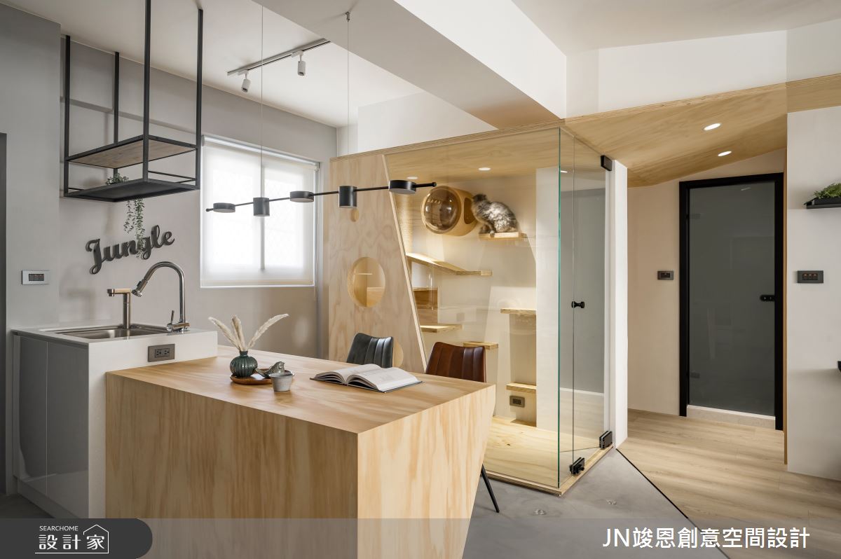 23坪老屋(31~40年)＿北歐風案例圖片＿JN竣恩創意空間設計＿竣恩_23_Jungle之10