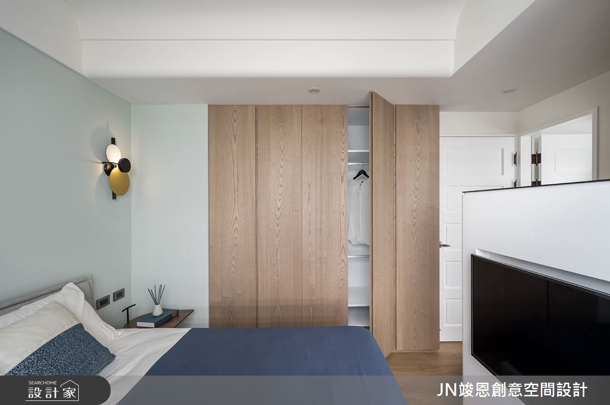25坪新成屋(5年以下)＿現代風臥室案例圖片＿JN竣恩創意空間設計＿竣恩_24_濃域之9