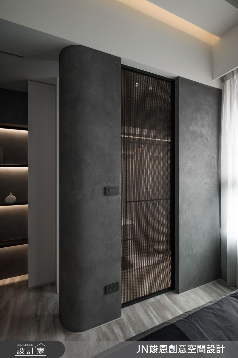 25坪新成屋(5年以下)＿工業風臥室更衣間案例圖片＿JN竣恩創意空間設計＿竣恩_25_探索之26