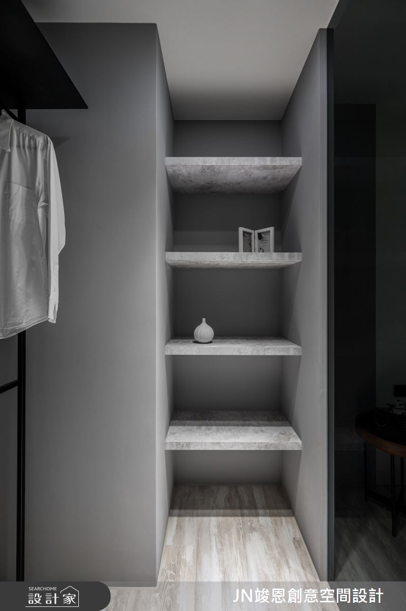 25坪新成屋(5年以下)＿工業風更衣間案例圖片＿JN竣恩創意空間設計＿竣恩_25_探索之31