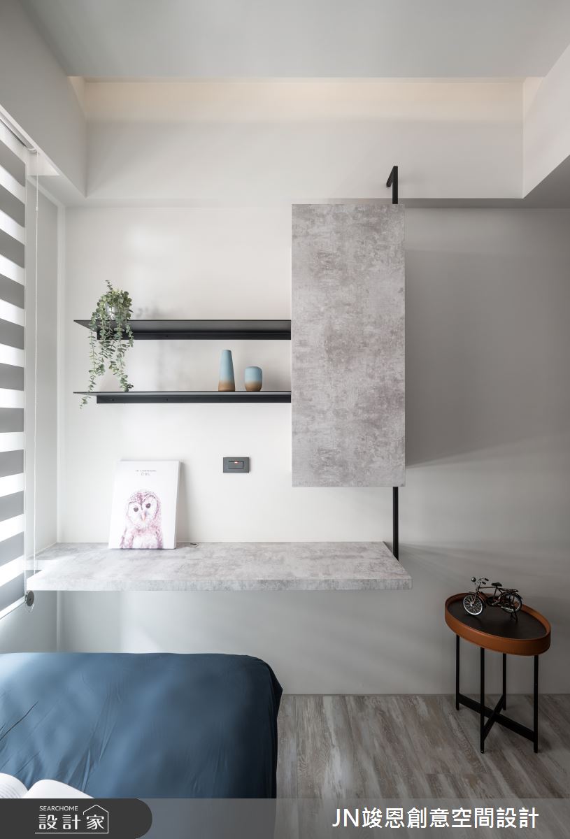 25坪新成屋(5年以下)＿工業風臥室客房案例圖片＿JN竣恩創意空間設計＿竣恩_25_探索之32