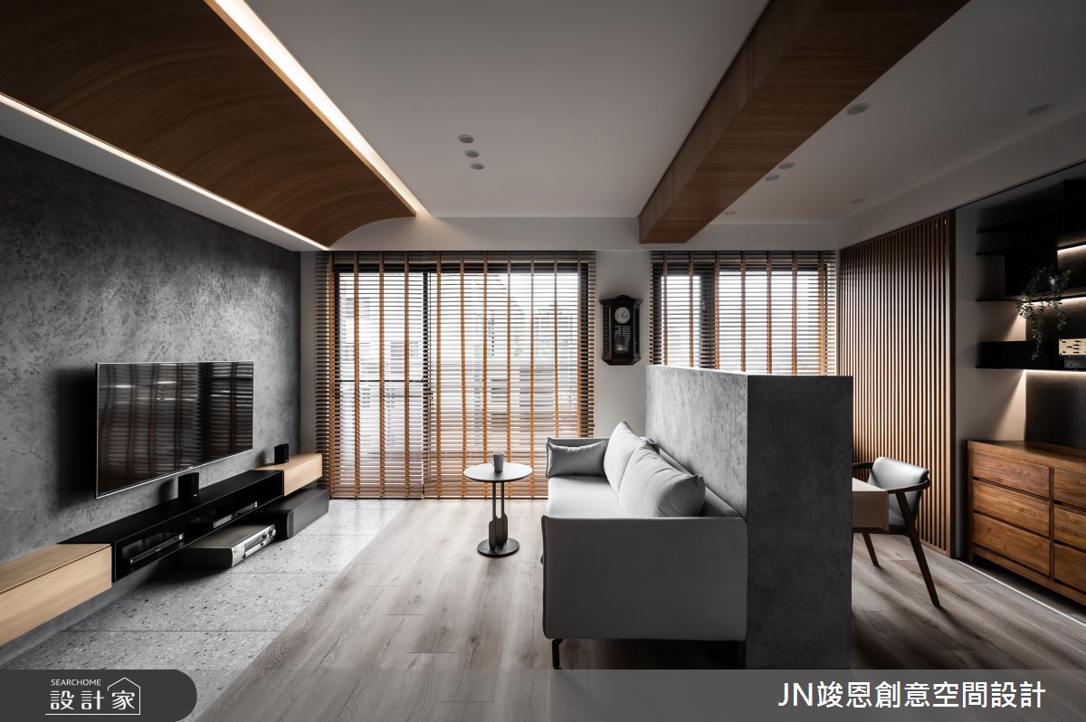 23坪中古屋(5~15年)＿人文禪風客廳書房工作區案例圖片＿JN竣恩創意空間設計＿竣恩_26_禪˙粹之20