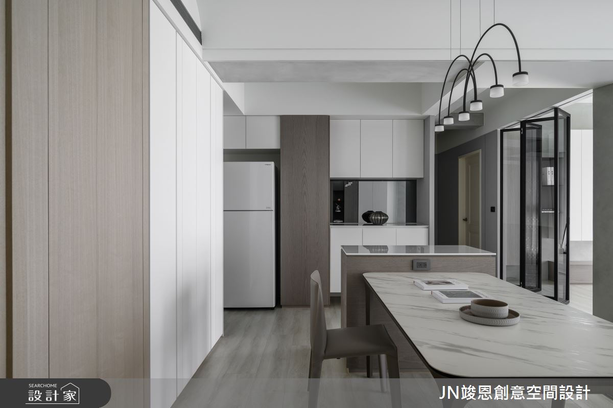 35坪新成屋(5年以下)＿現代風餐廳案例圖片＿JN竣恩創意空間設計＿竣恩_27_流動之4