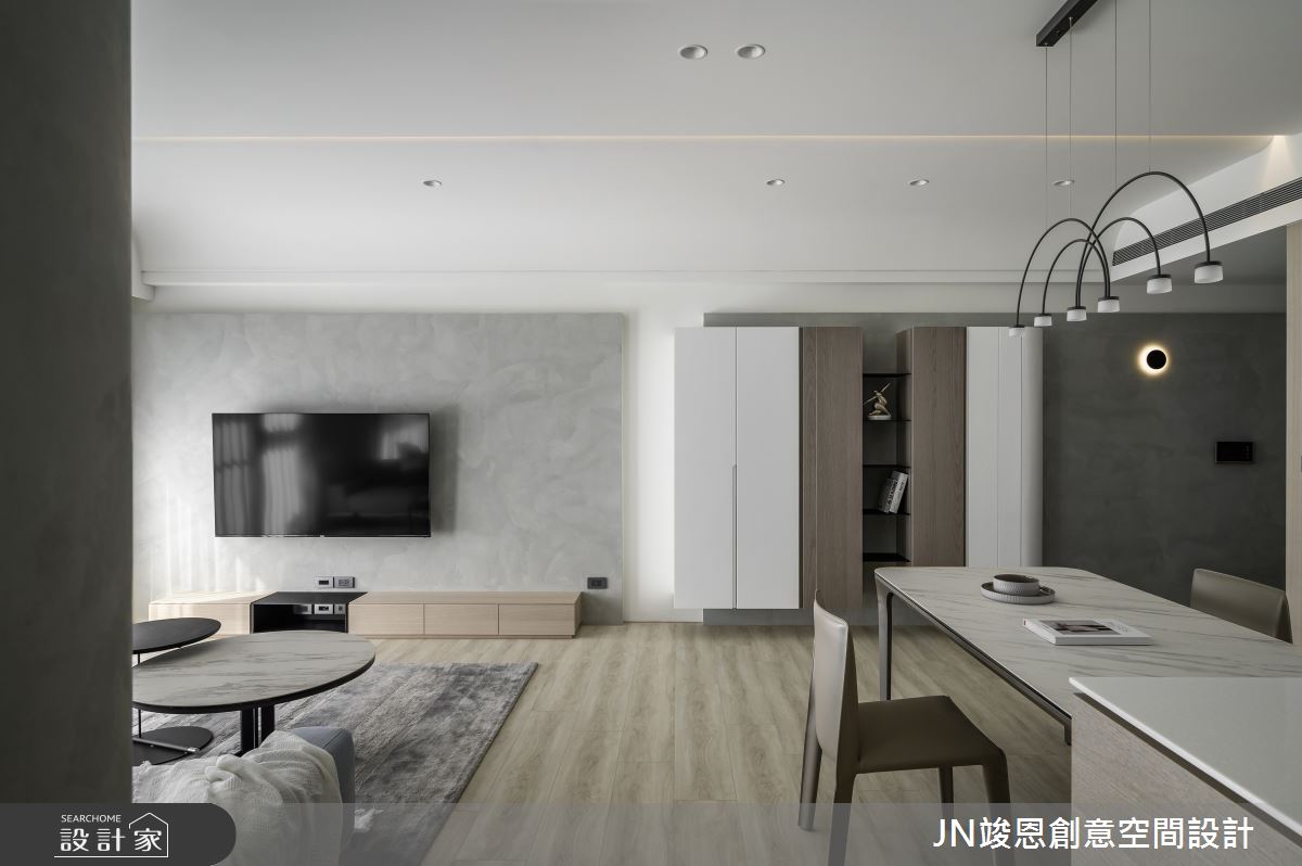 35坪新成屋(5年以下)＿現代風客廳案例圖片＿JN竣恩創意空間設計＿竣恩_27_流動之8