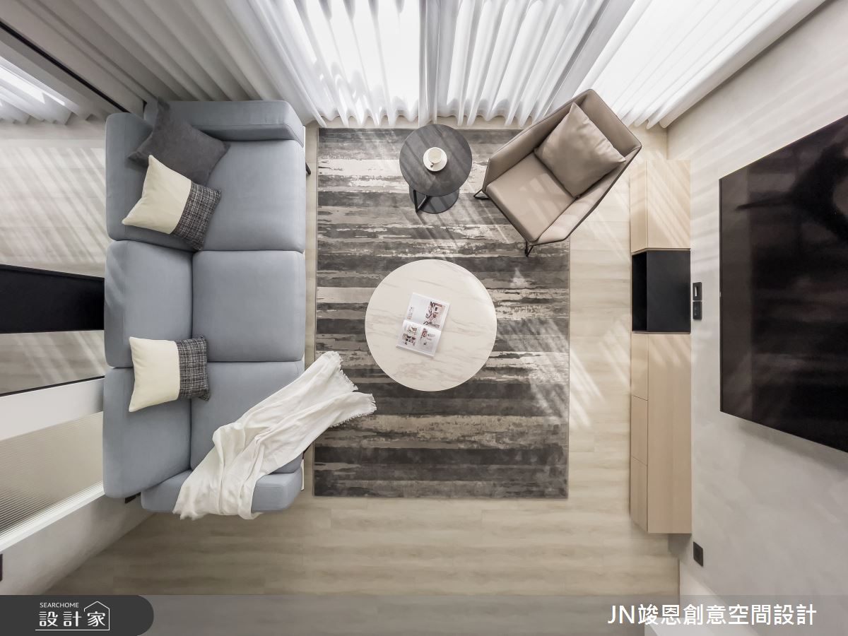35坪新成屋(5年以下)＿現代風客廳案例圖片＿JN竣恩創意空間設計＿竣恩_27_流動之21