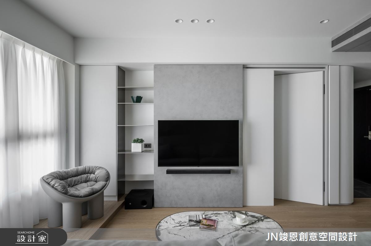25坪中古屋(5~15年)＿現代風客廳案例圖片＿JN竣恩創意空間設計＿竣恩_28_盼好之4