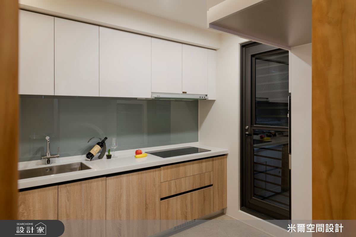 25坪新成屋(5年以下)＿現代風廚房案例圖片＿米爾空間設計＿米爾_線岱映像_新竹竹北之13