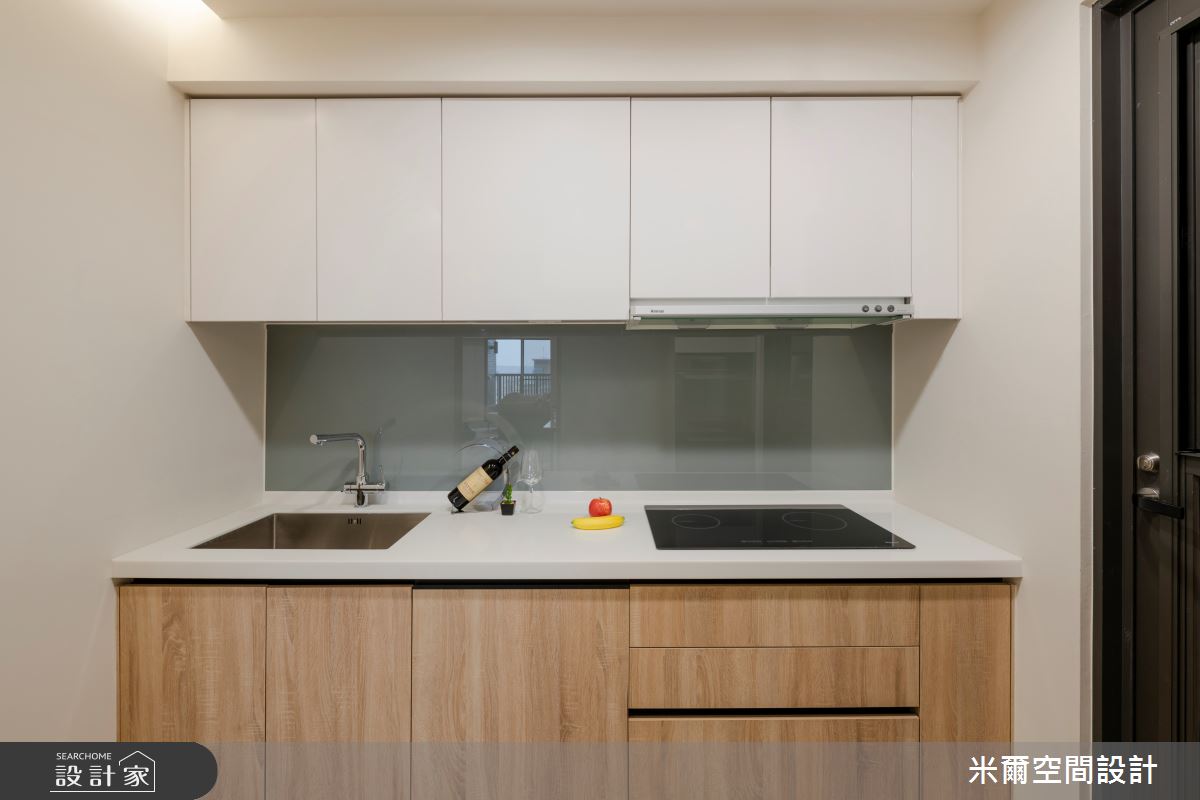 25坪新成屋(5年以下)＿現代風廚房案例圖片＿米爾空間設計＿米爾_線岱映像_新竹竹北之14