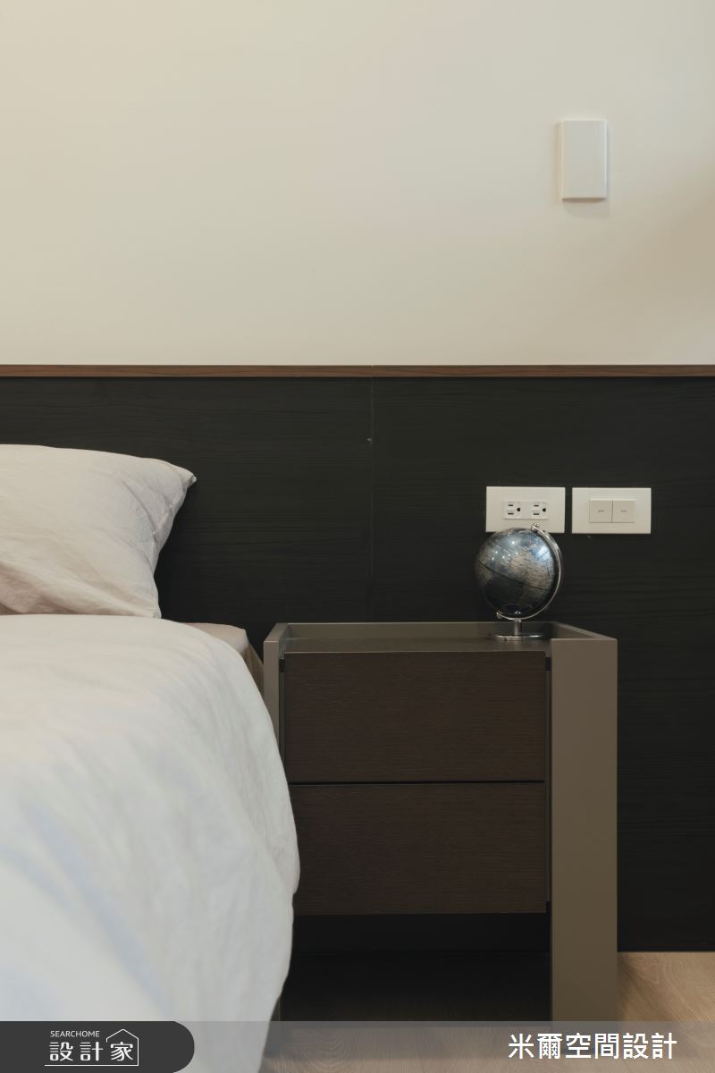25坪新成屋(5年以下)＿現代風臥室案例圖片＿米爾空間設計＿米爾_線岱映像_新竹竹北之21