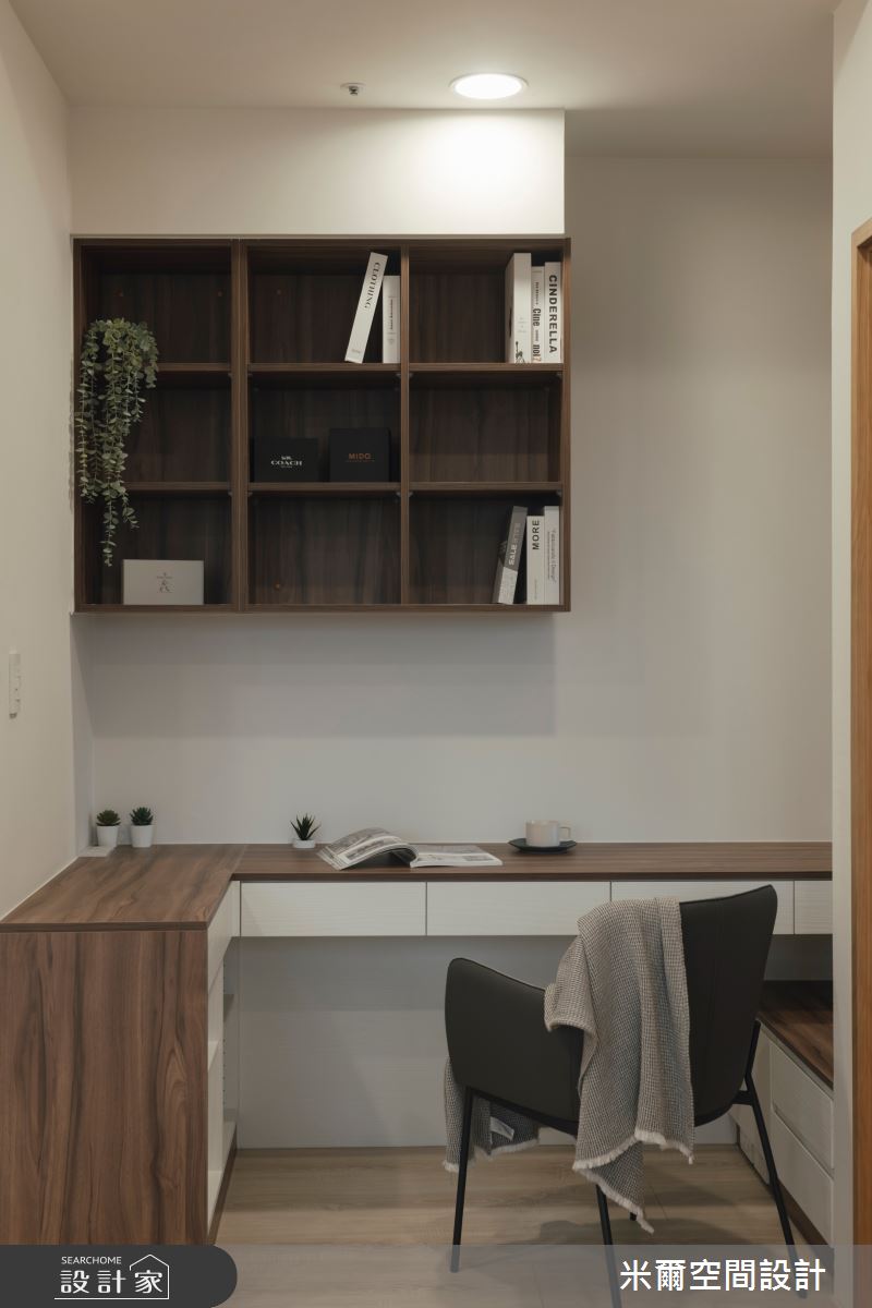 25坪新成屋(5年以下)＿現代風臥室案例圖片＿米爾空間設計＿米爾_線岱映像_新竹竹北之24