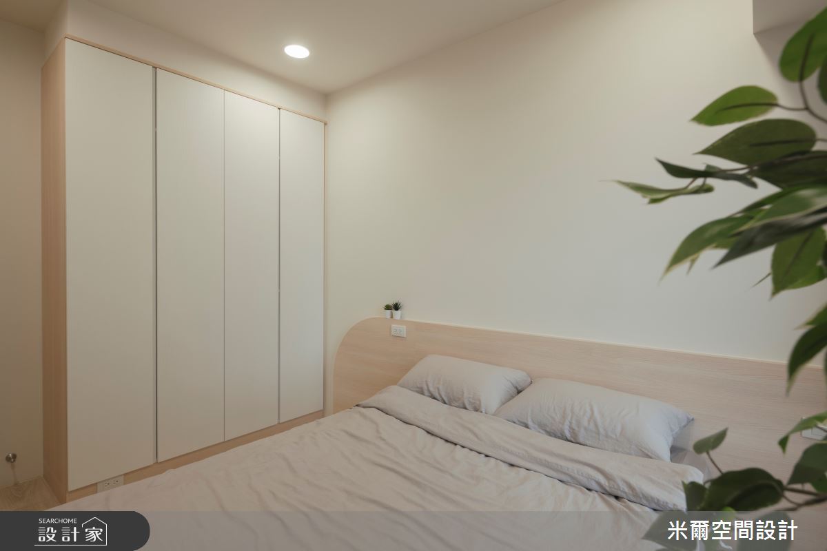 25坪新成屋(5年以下)＿現代風臥室案例圖片＿米爾空間設計＿米爾_線岱映像_新竹竹北之29