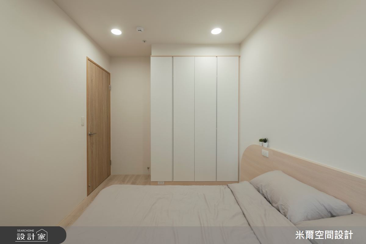 25坪新成屋(5年以下)＿現代風臥室案例圖片＿米爾空間設計＿米爾_線岱映像_新竹竹北之30
