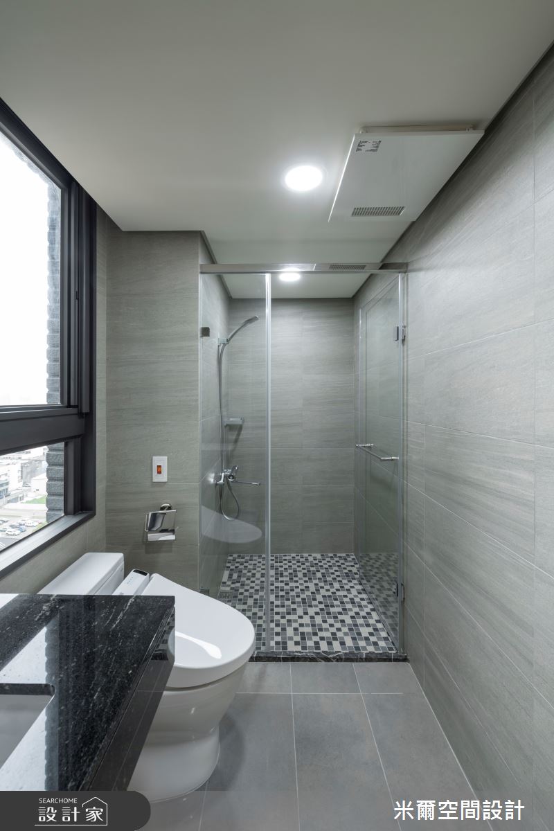 25坪新成屋(5年以下)＿現代風浴室案例圖片＿米爾空間設計＿米爾_線岱映像_新竹竹北之33