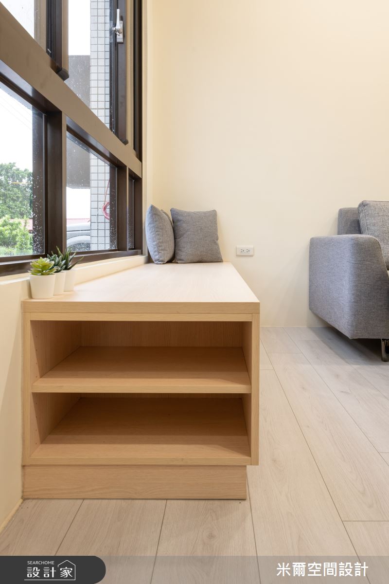60坪新成屋(5年以下)＿北歐風客廳臥榻案例圖片＿米爾空間設計＿米爾_藍帶灰調_彰化溪湖之7