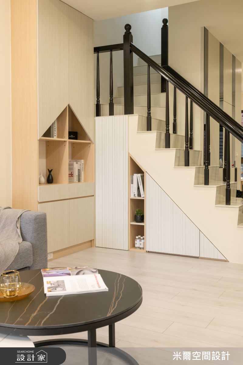 60坪新成屋(5年以下)＿北歐風客廳案例圖片＿米爾空間設計＿米爾_藍帶灰調_彰化溪湖之8