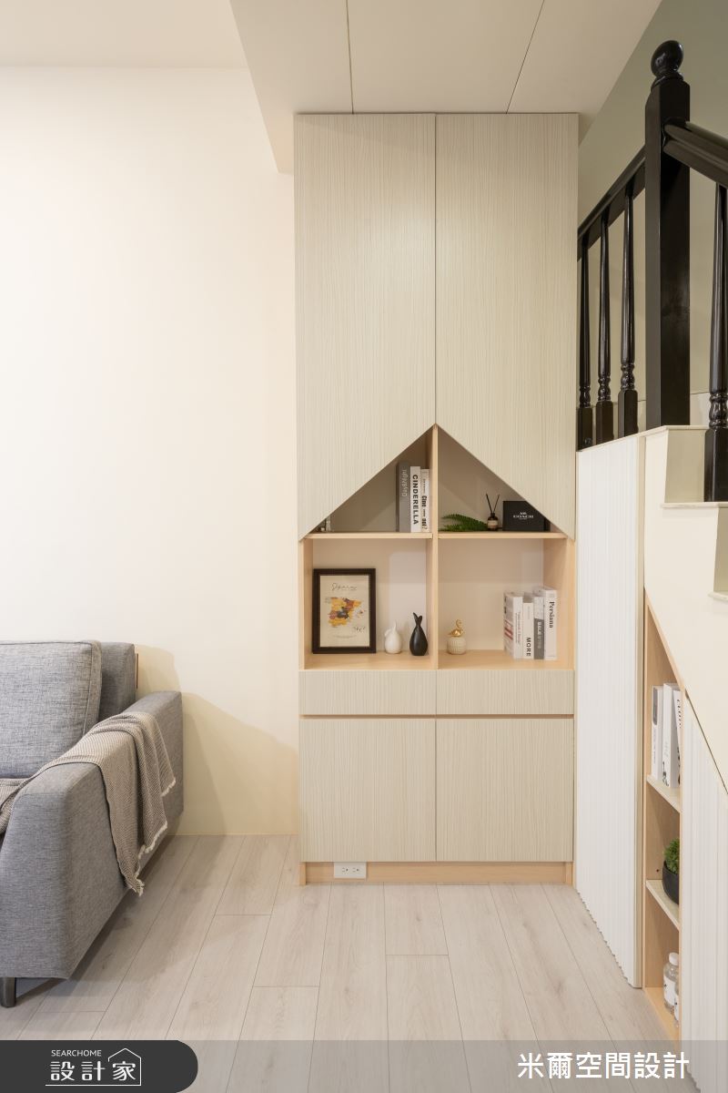 60坪新成屋(5年以下)＿北歐風客廳案例圖片＿米爾空間設計＿米爾_藍帶灰調_彰化溪湖之9