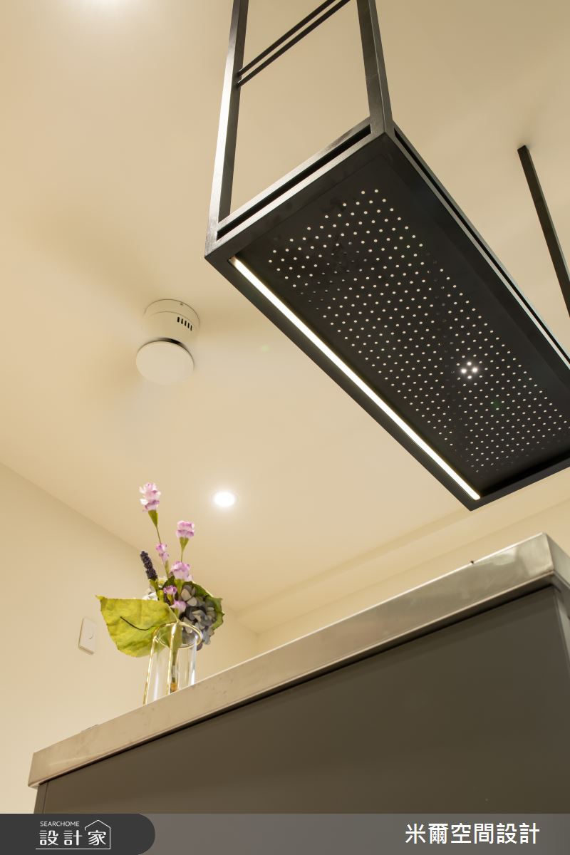 60坪新成屋(5年以下)＿北歐風廚房案例圖片＿米爾空間設計＿米爾_藍帶灰調_彰化溪湖之14