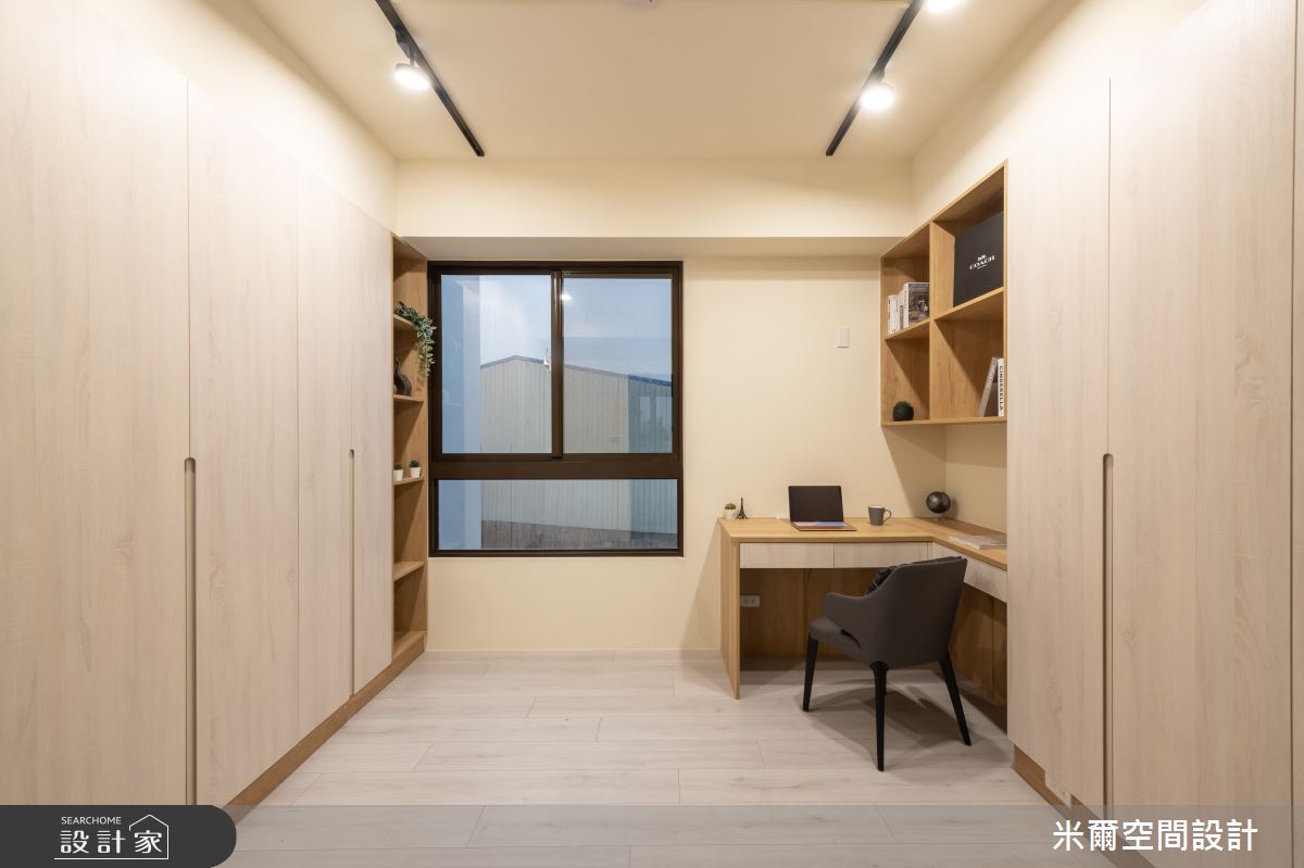 60坪新成屋(5年以下)＿北歐風書房多功能室案例圖片＿米爾空間設計＿米爾_藍帶灰調_彰化溪湖之16