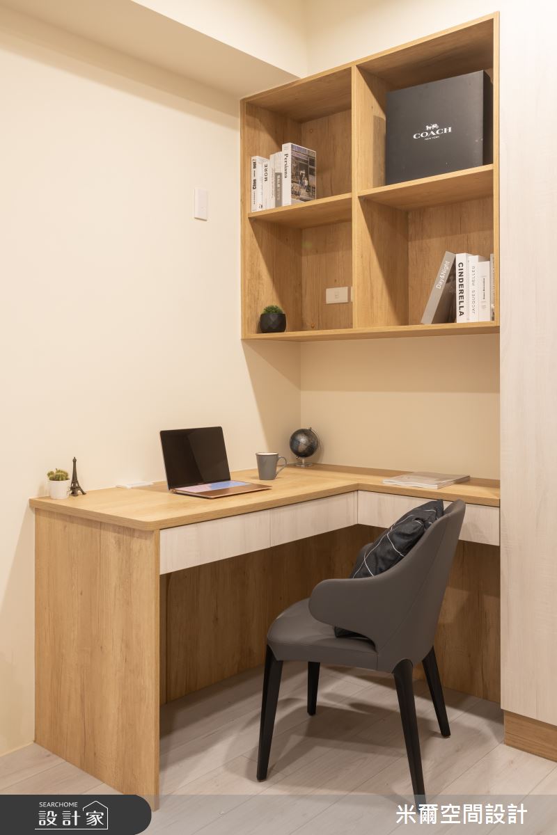 60坪新成屋(5年以下)＿北歐風書房多功能室案例圖片＿米爾空間設計＿米爾_藍帶灰調_彰化溪湖之17