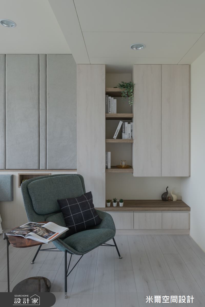60坪新成屋(5年以下)＿北歐風臥室案例圖片＿米爾空間設計＿米爾_藍帶灰調_彰化溪湖之24