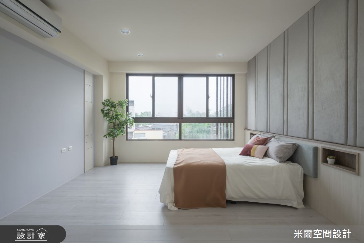 60坪新成屋(5年以下)＿北歐風臥室案例圖片＿米爾空間設計＿米爾_藍帶灰調_彰化溪湖之19