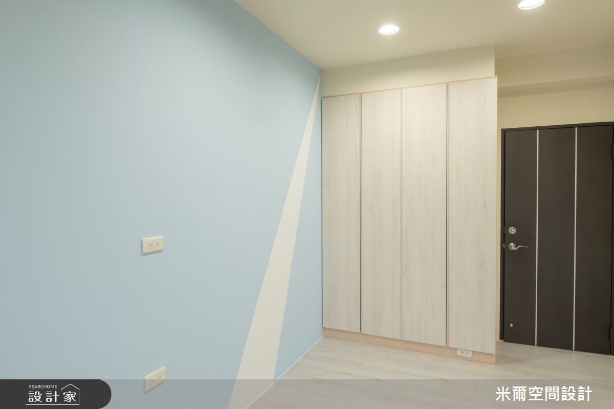 60坪新成屋(5年以下)＿北歐風多功能室案例圖片＿米爾空間設計＿米爾_藍帶灰調_彰化溪湖之25