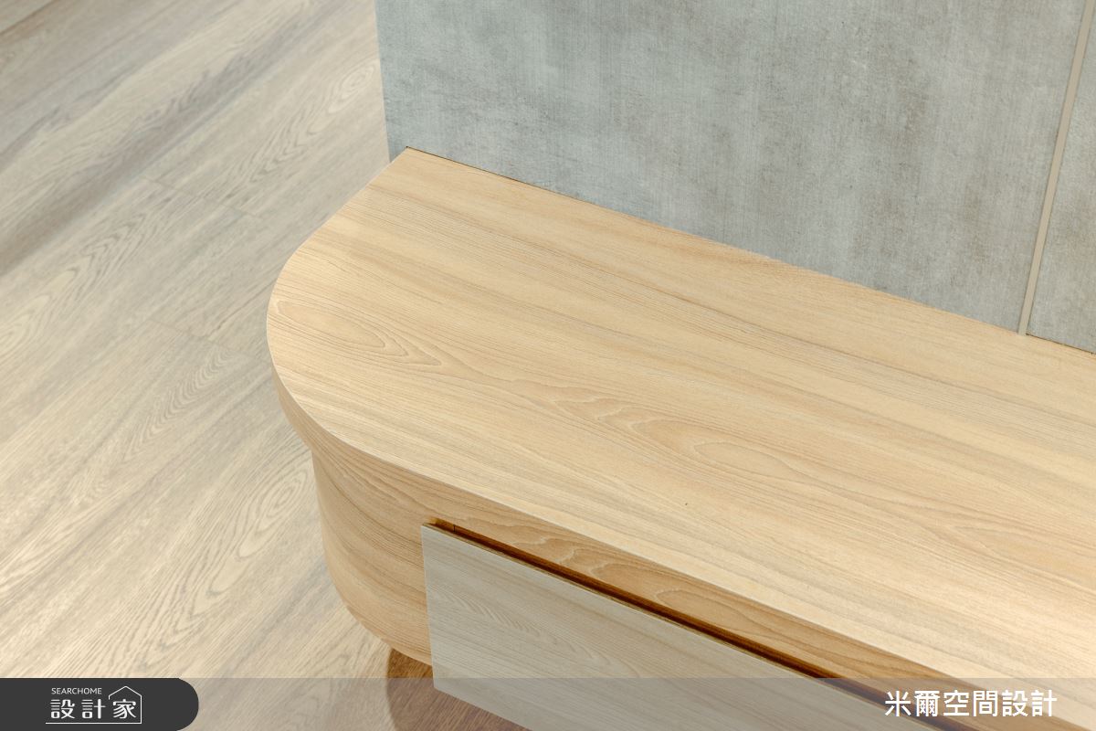 20坪新成屋(5年以下)＿日式風客廳案例圖片＿米爾空間設計＿米爾_清昕日感_台南北區之8