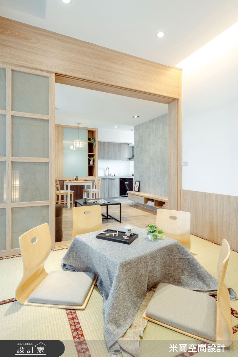 20坪新成屋(5年以下)＿日式風和室案例圖片＿米爾空間設計＿米爾_清昕日感_台南北區之14