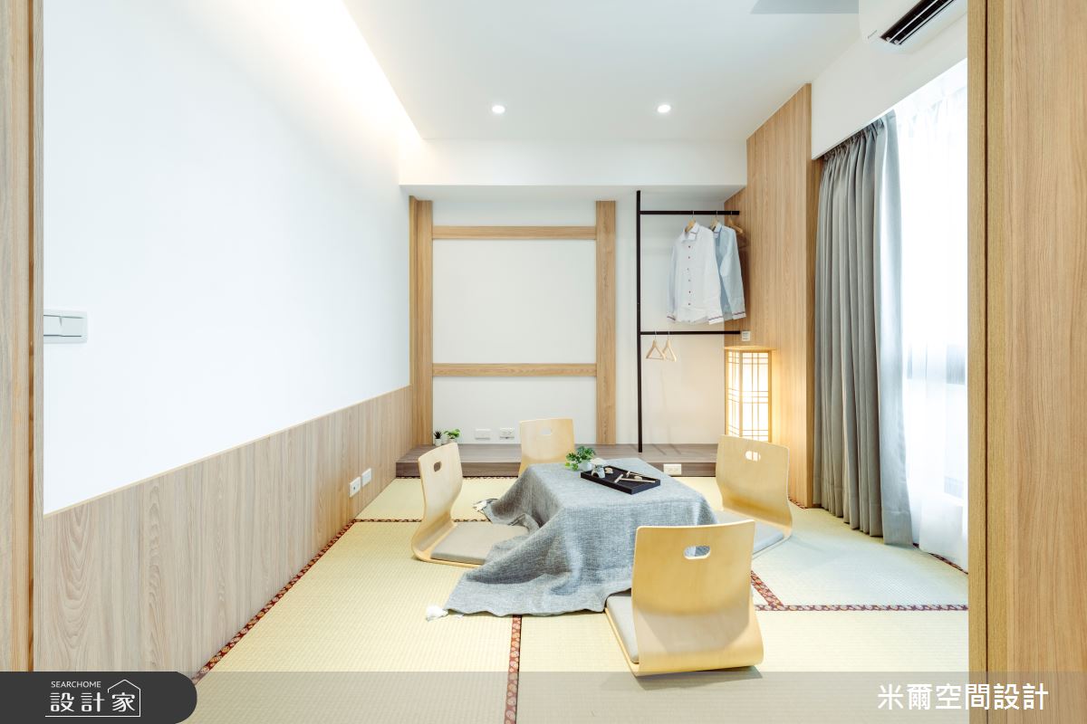 20坪新成屋(5年以下)＿日式風和室案例圖片＿米爾空間設計＿米爾_清昕日感_台南北區之15