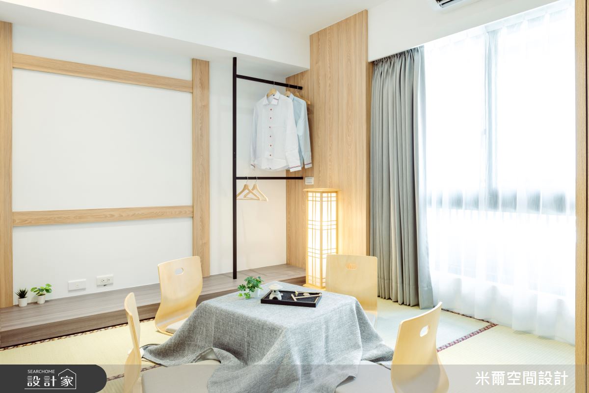 20坪新成屋(5年以下)＿日式風和室案例圖片＿米爾空間設計＿米爾_清昕日感_台南北區之16
