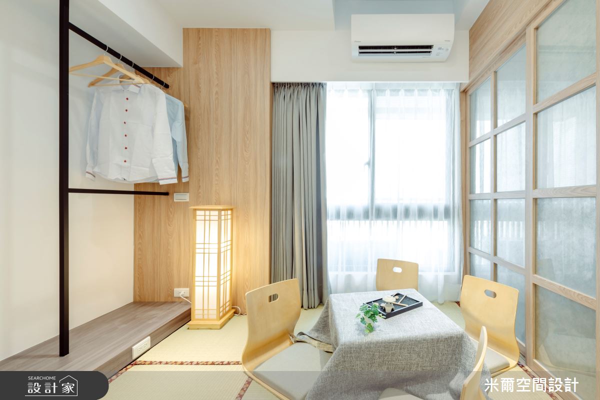 20坪新成屋(5年以下)＿日式風和室案例圖片＿米爾空間設計＿米爾_清昕日感_台南北區之18