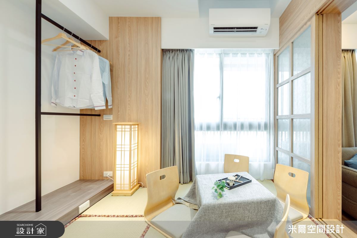 20坪新成屋(5年以下)＿日式風和室案例圖片＿米爾空間設計＿米爾_清昕日感_台南北區之19
