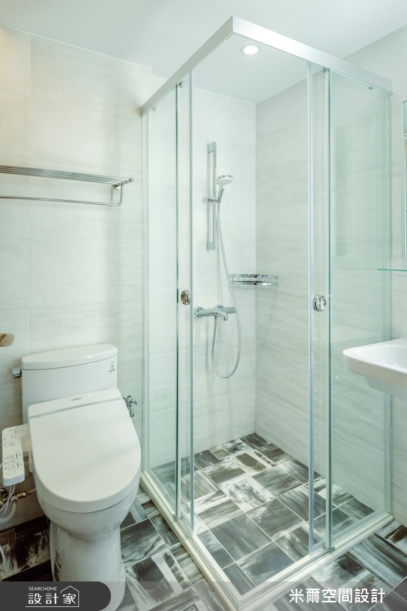 20坪新成屋(5年以下)＿日式風浴室案例圖片＿米爾空間設計＿米爾_清昕日感_台南北區之38