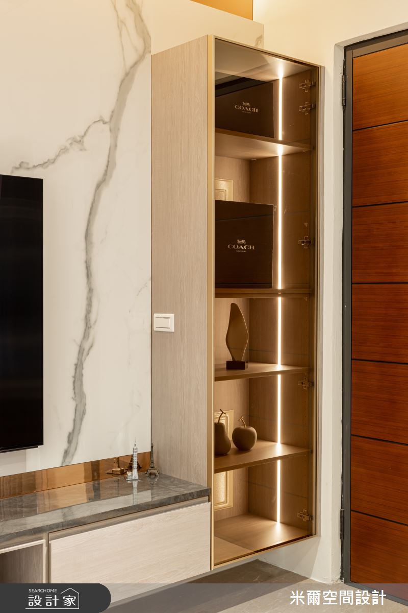 60坪新成屋(5年以下)＿現代風玄關客廳案例圖片＿米爾空間設計＿米爾_交織心玄_台中龍井之2